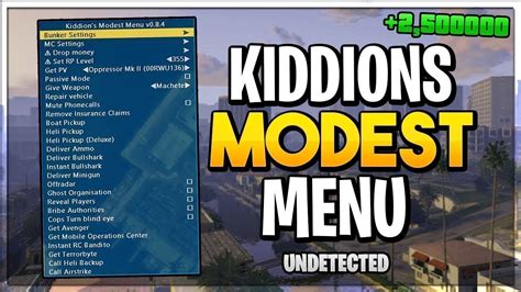 kiddions mod menu